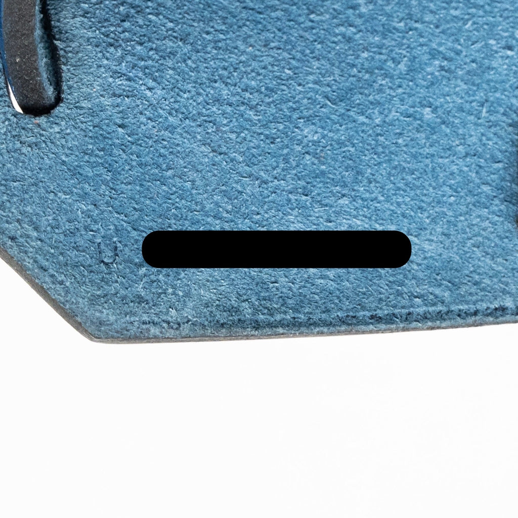 HERMES HERBAG 31 ZIP BAG CANVAS/LEATHER BLACK/BLUE SAPHIR SHW