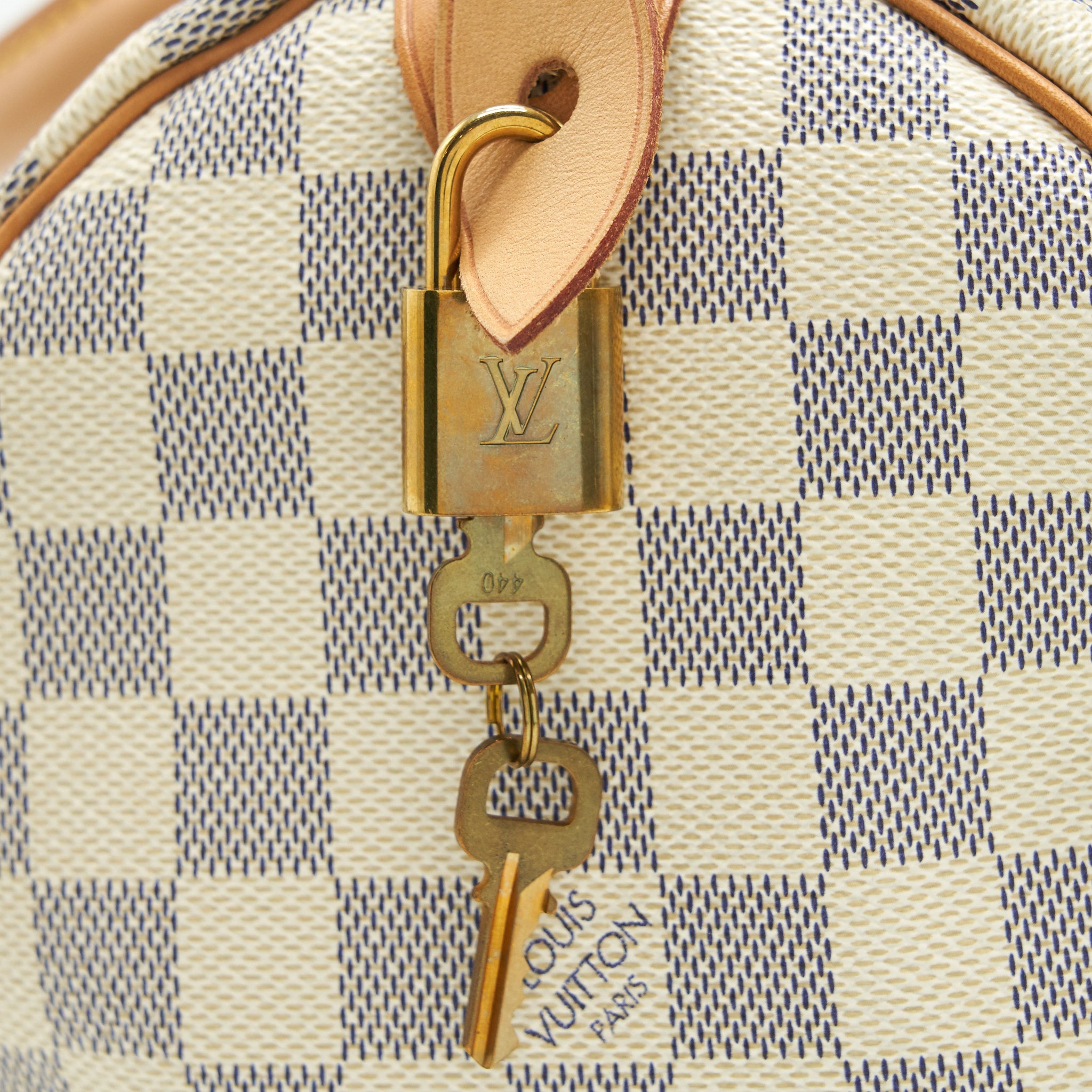 LOUIS VUITTON SPEEDY 30 DAMIER AZUR CANVAS