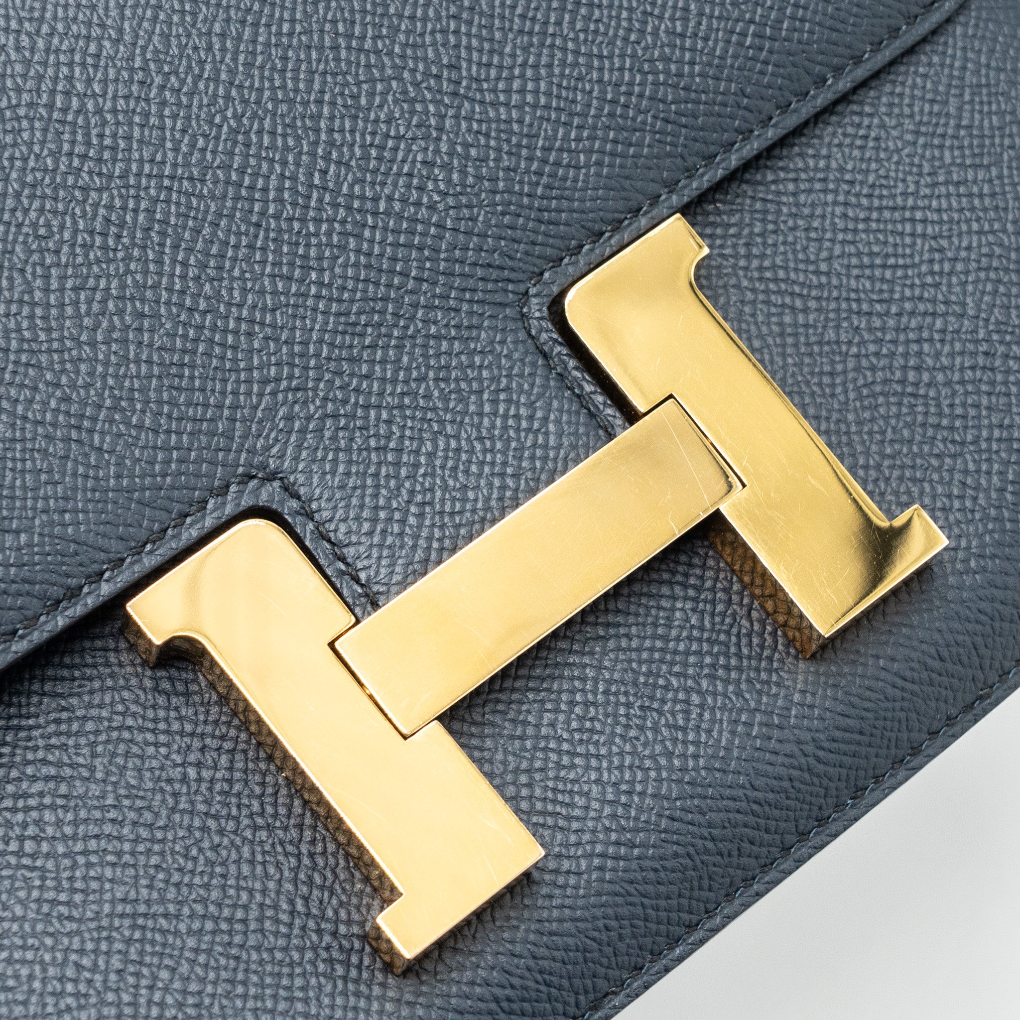 HERMES CONSTANCE 24 EPSOM BLUE NUIT GHW