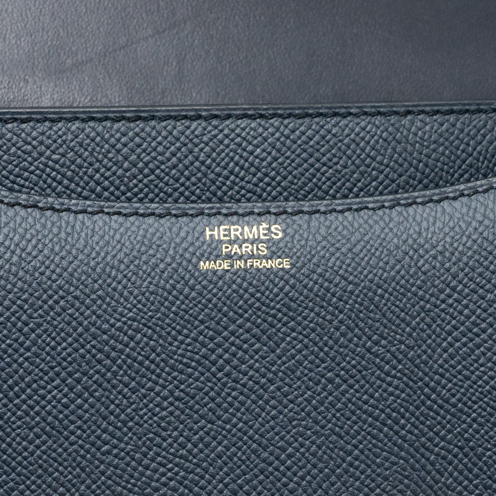 HERMES CONSTANCE 24 EPSOM BLUE NUIT GHW