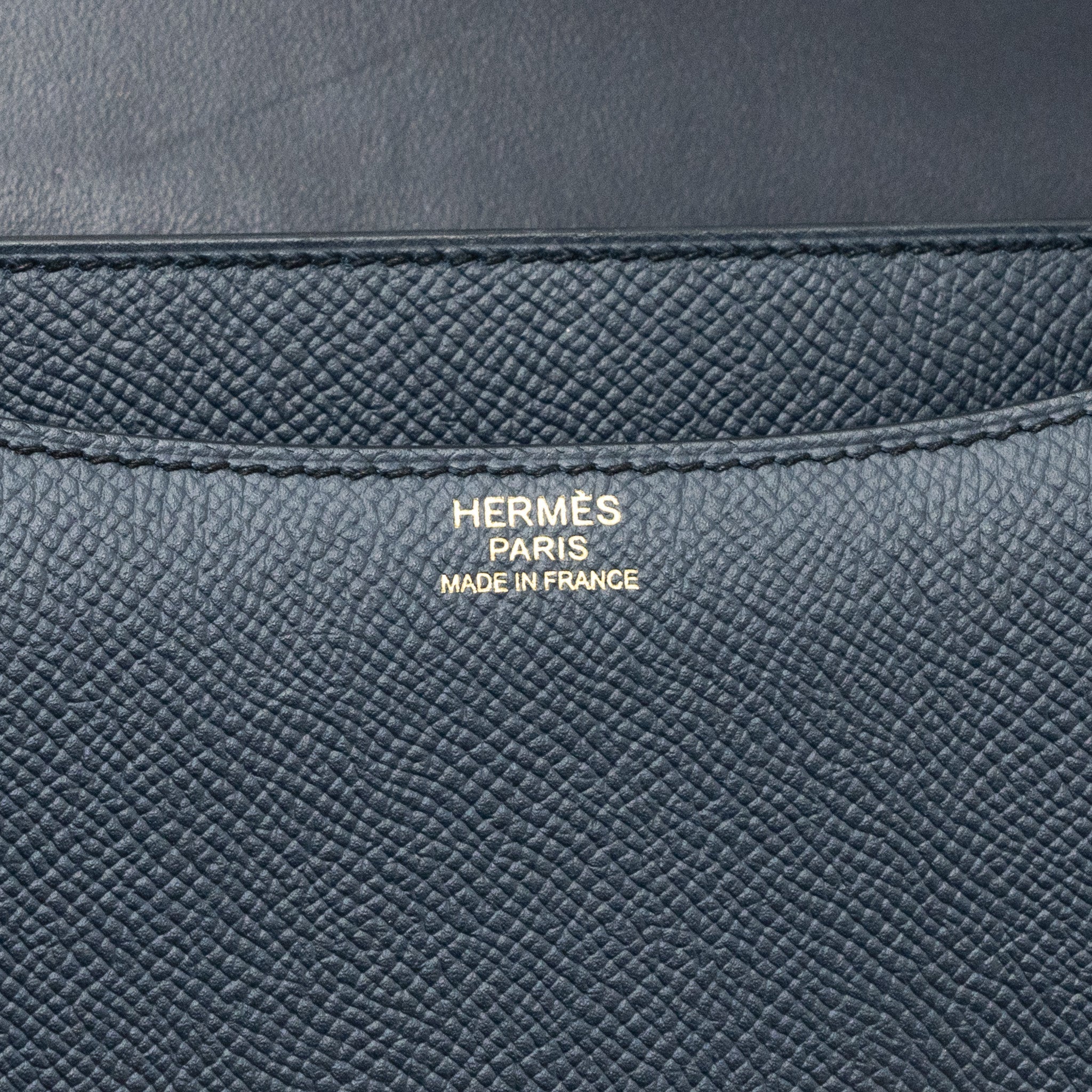 HERMES CONSTANCE 24 EPSOM BLUE NUIT GHW
