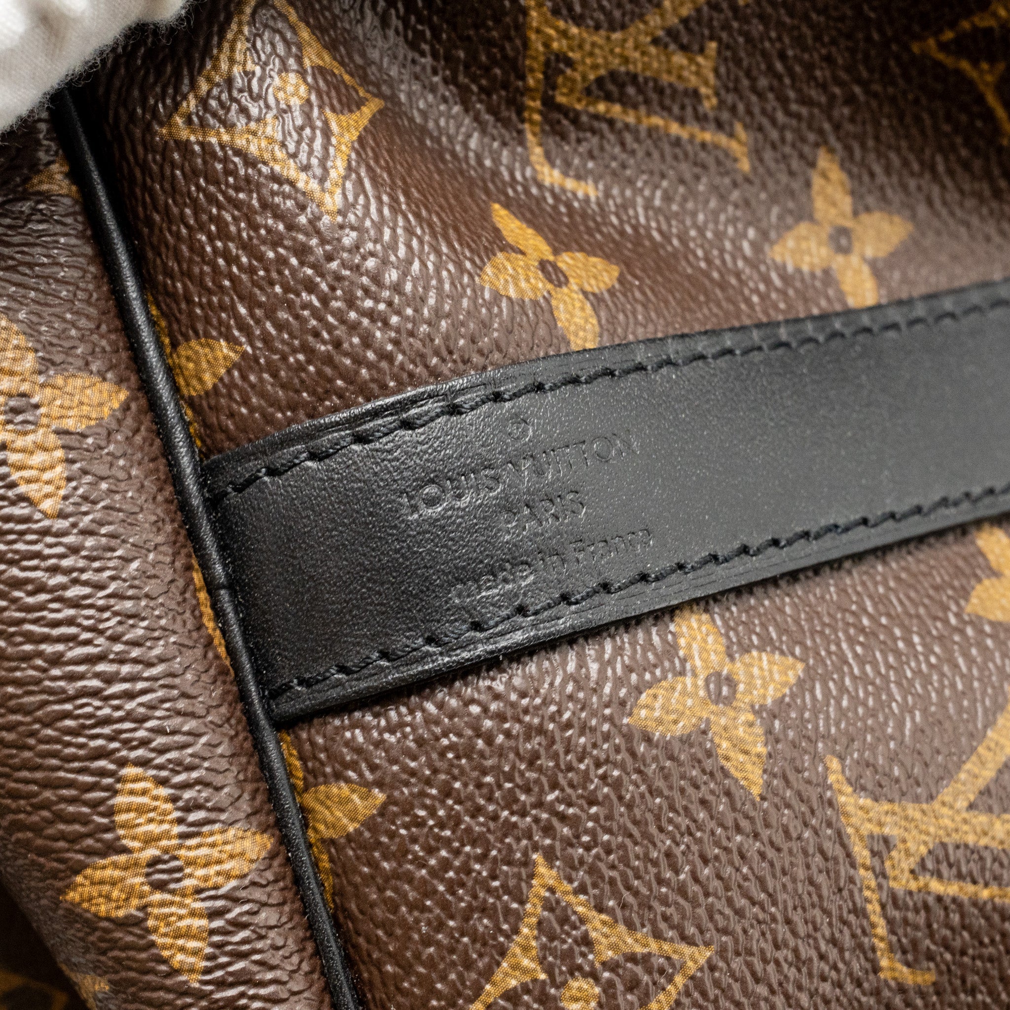 LOUIS VUITTON KEEPALL BANDOULIERE 45 MONOGRAM MACASSAR SHW