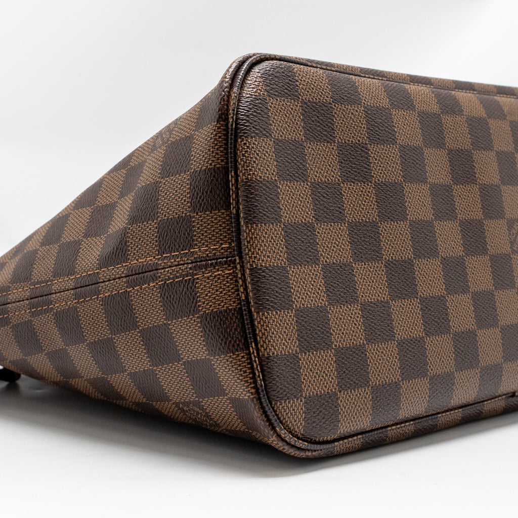 LOUIS VUITTON NEVERFULL MM DAMIER EBENE GHW