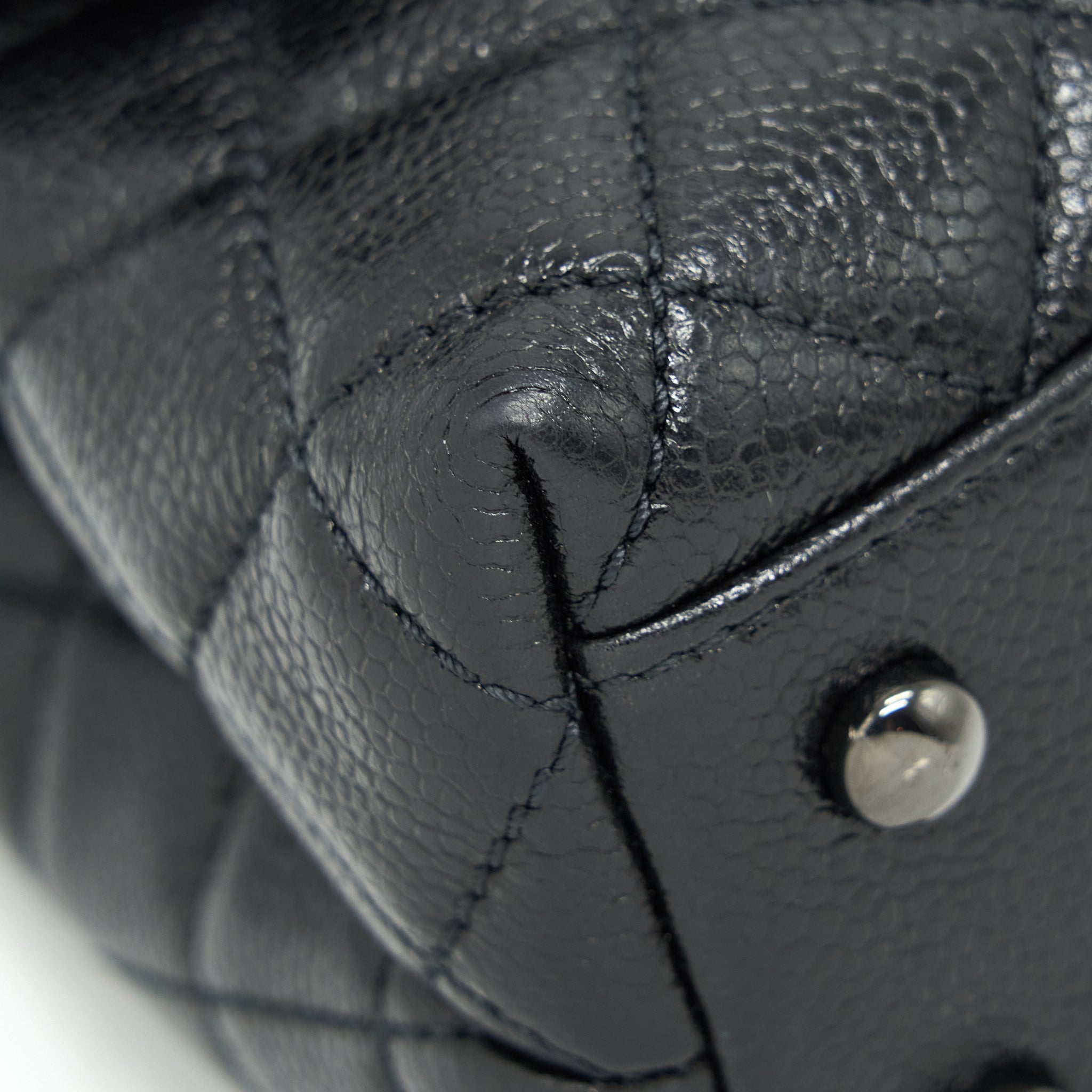 CHANEL SMALL COCO HANDLE CAVIAR SO BLACK WITH BLACK HARDWARE