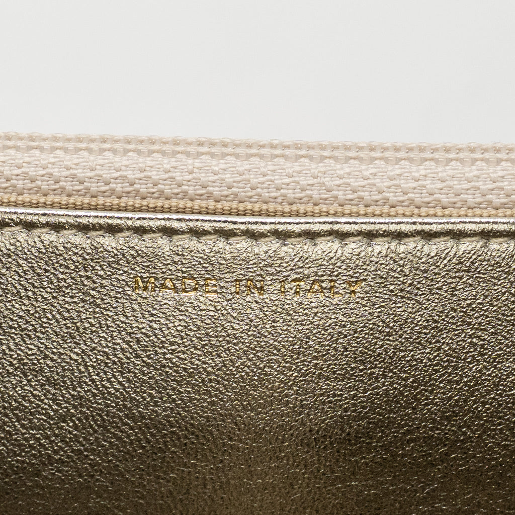 CHANEL 21K WALLET ON CHAIN IRIDESCENT LAMBSKIN LGHW (MICROCHIP)