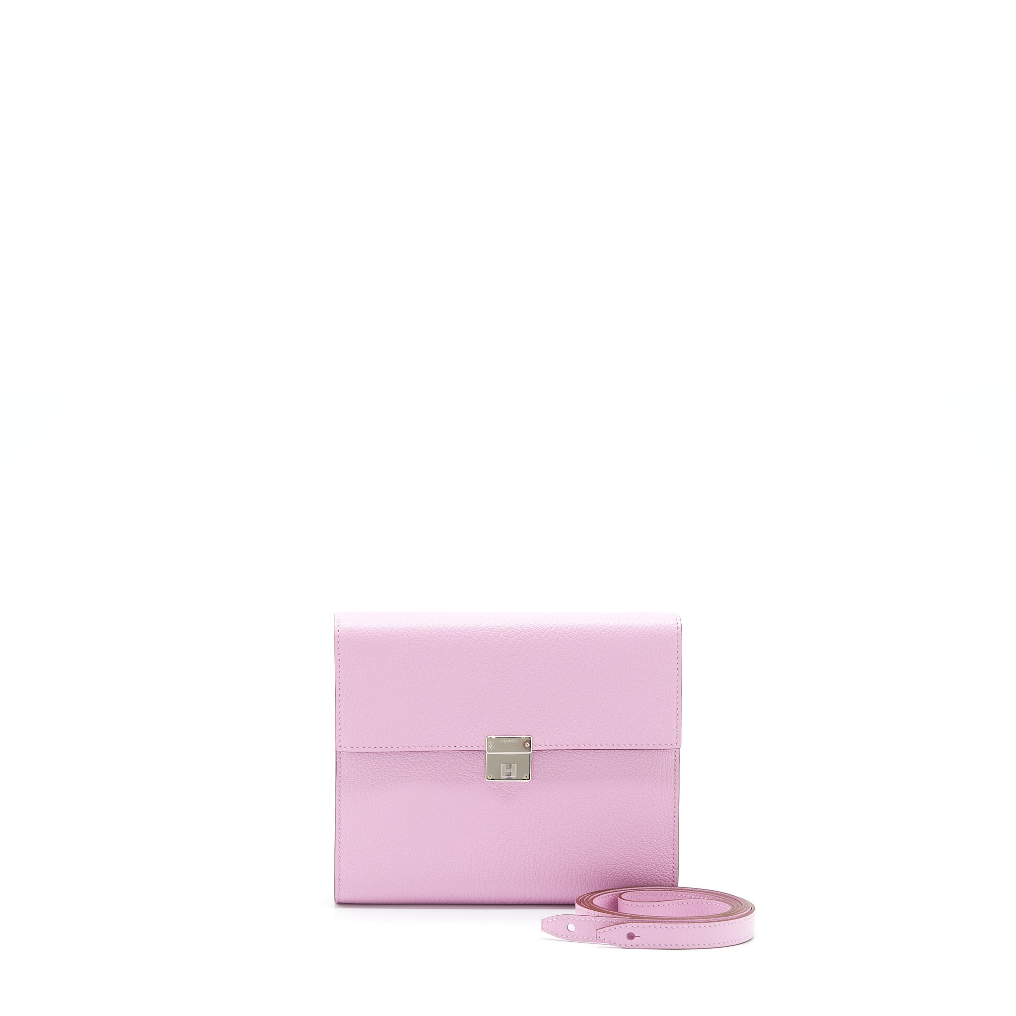 HERMES CLIC 16 WALLET MYSORE X9 MAUVE SYLVESTRE SHW