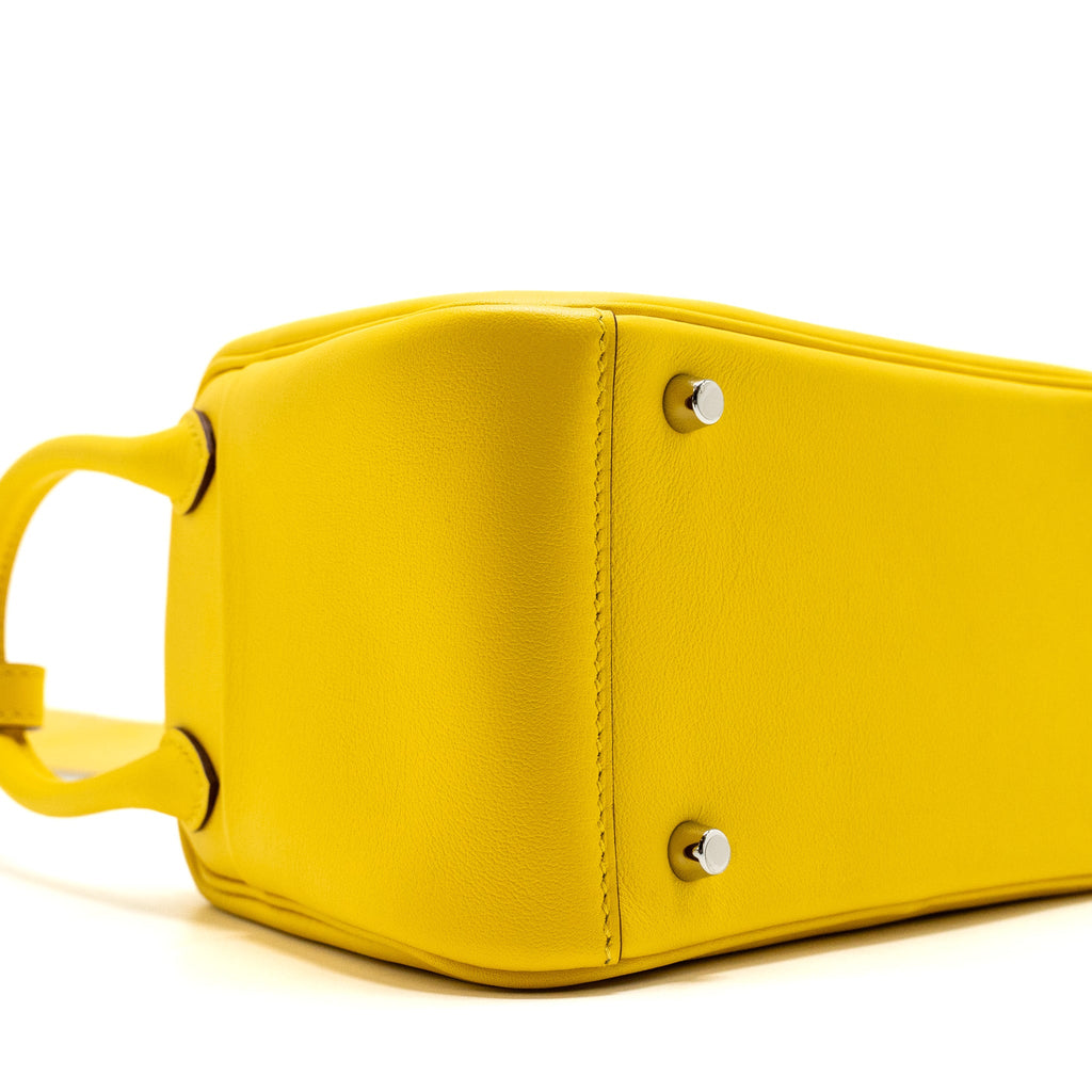 HERMES MINI LINDY SWIFT 9O JAUNE DE NAPLES SHW