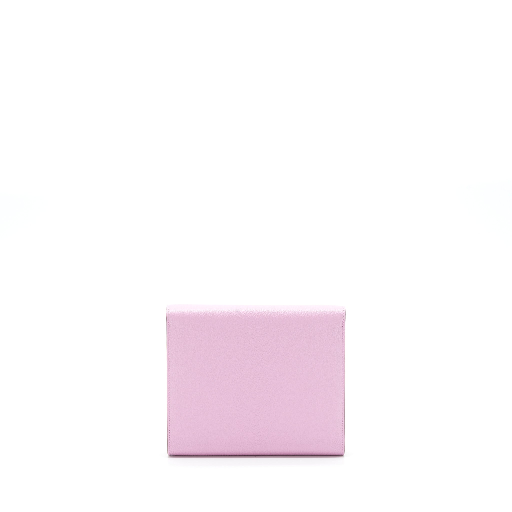 HERMES CLIC 16 WALLET MYSORE X9 MAUVE SYLVESTRE SHW