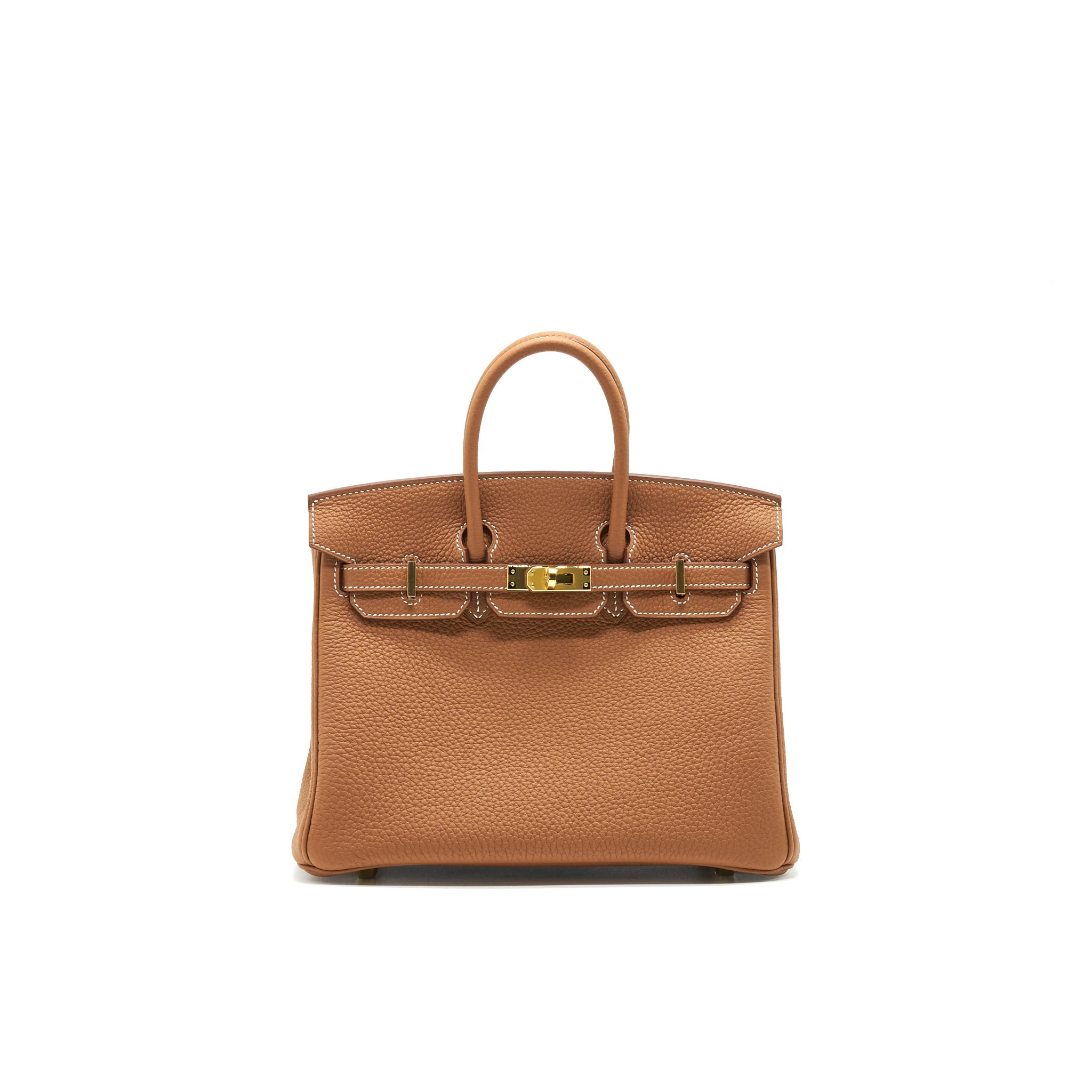 HERMES BIRKIN25 TOGO GOLD WITH GHW