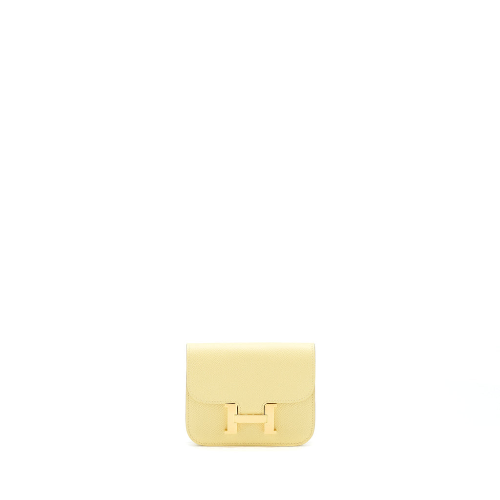 HERMES CONSTANCE SLIM EPSOM JAYNE POUSSIN GHW