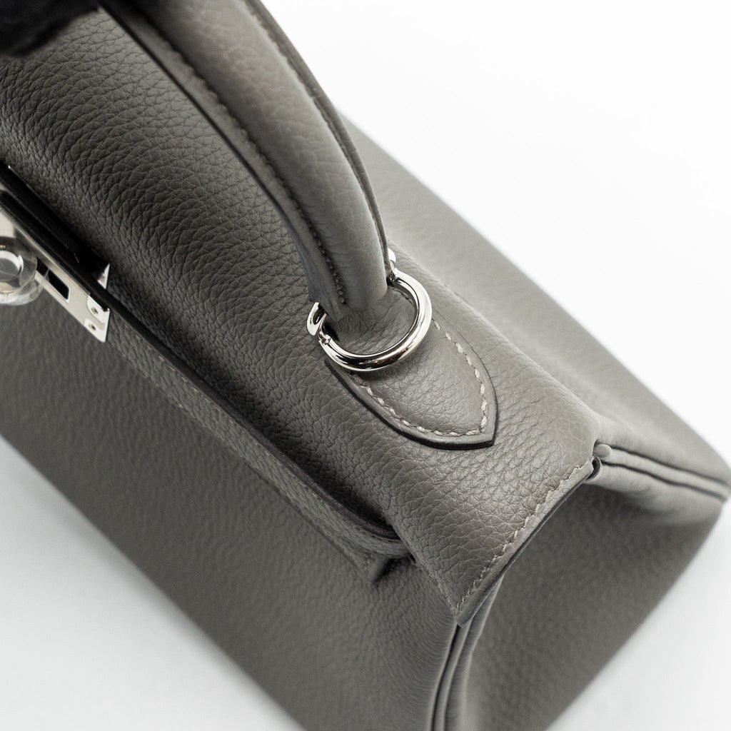 HERMES KELLY 25 TOGO GRIS MEYER SHW