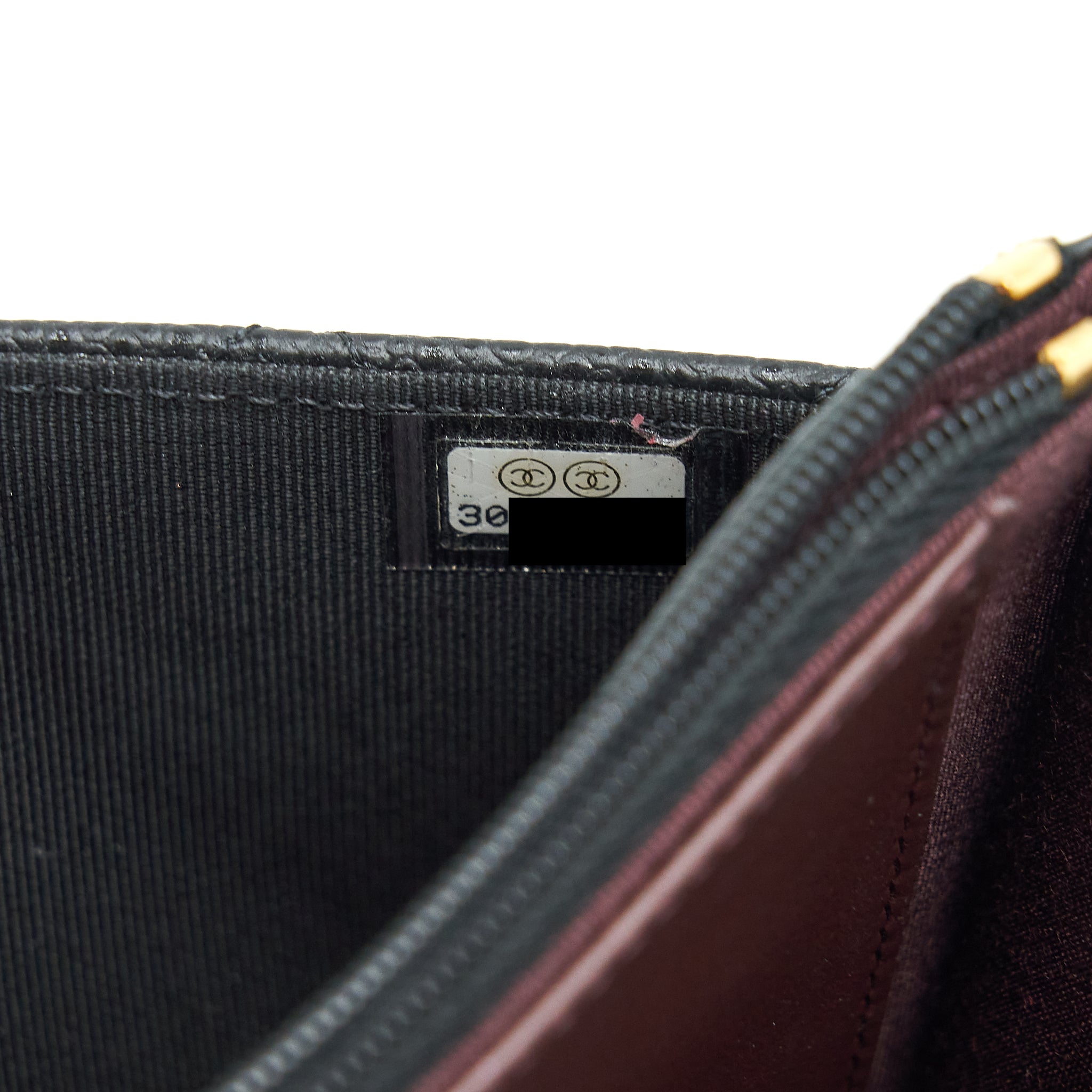 CHANEL CLASSIC WALLET ON CHAIN CAVIAR BLACK GHW