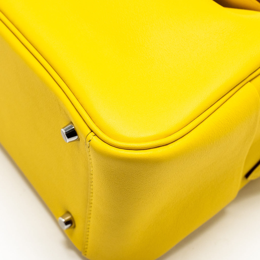 HERMES MINI LINDY SWIFT 9O JAUNE DE NAPLES SHW