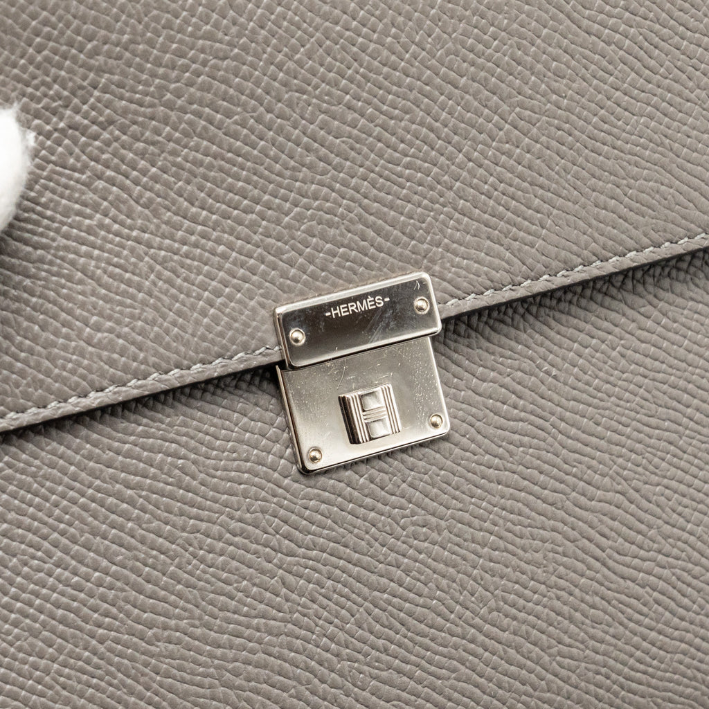 HERMES CLIC 16 WALLET EPSOM GRIS MEYER SHW