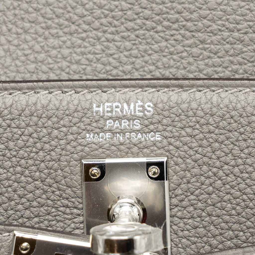 HERMES KELLY 25 TOGO GRIS MEYER SHW