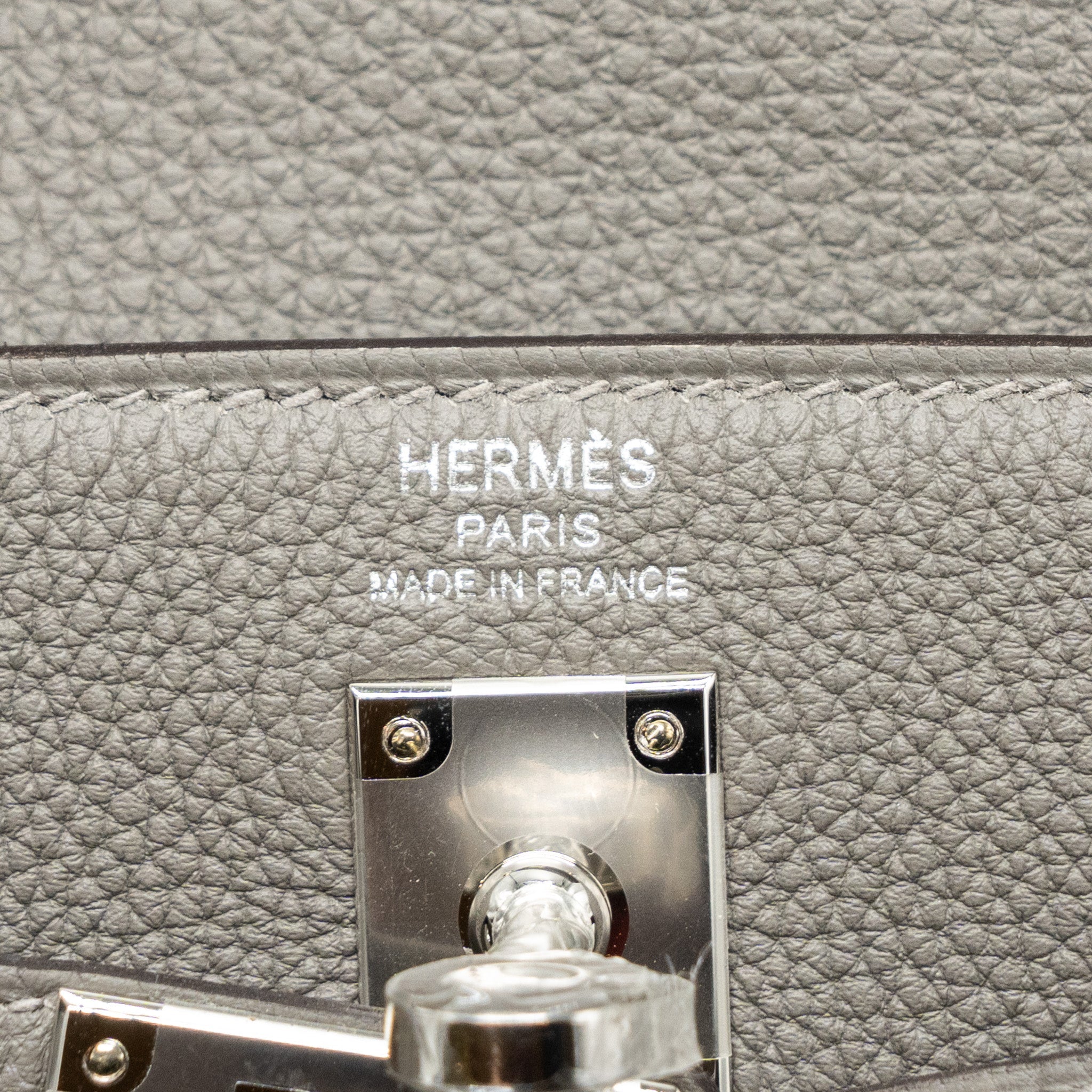 HERMES KELLY 25 TOGO GRIS MEYER SHW