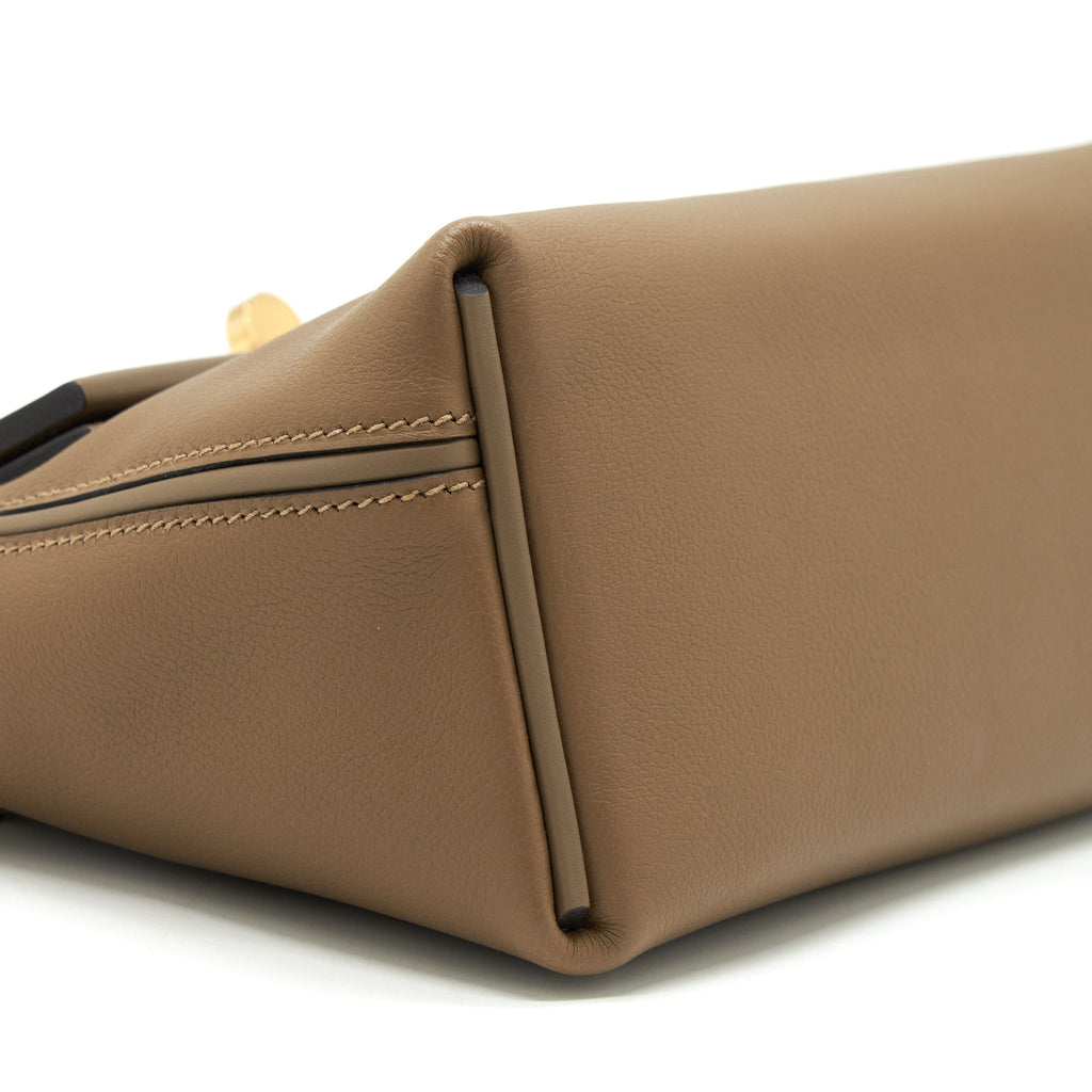 HERMES MINI 24/24 2424-21 BAG SWIFT/EVERCOLOR BEIGE DE WEIMAR/ETOUPE GHW