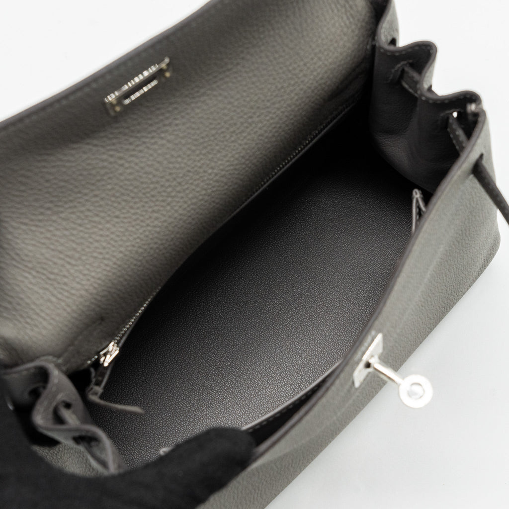 HERMES KELLY 25 TOGO GRIS MEYER SHW