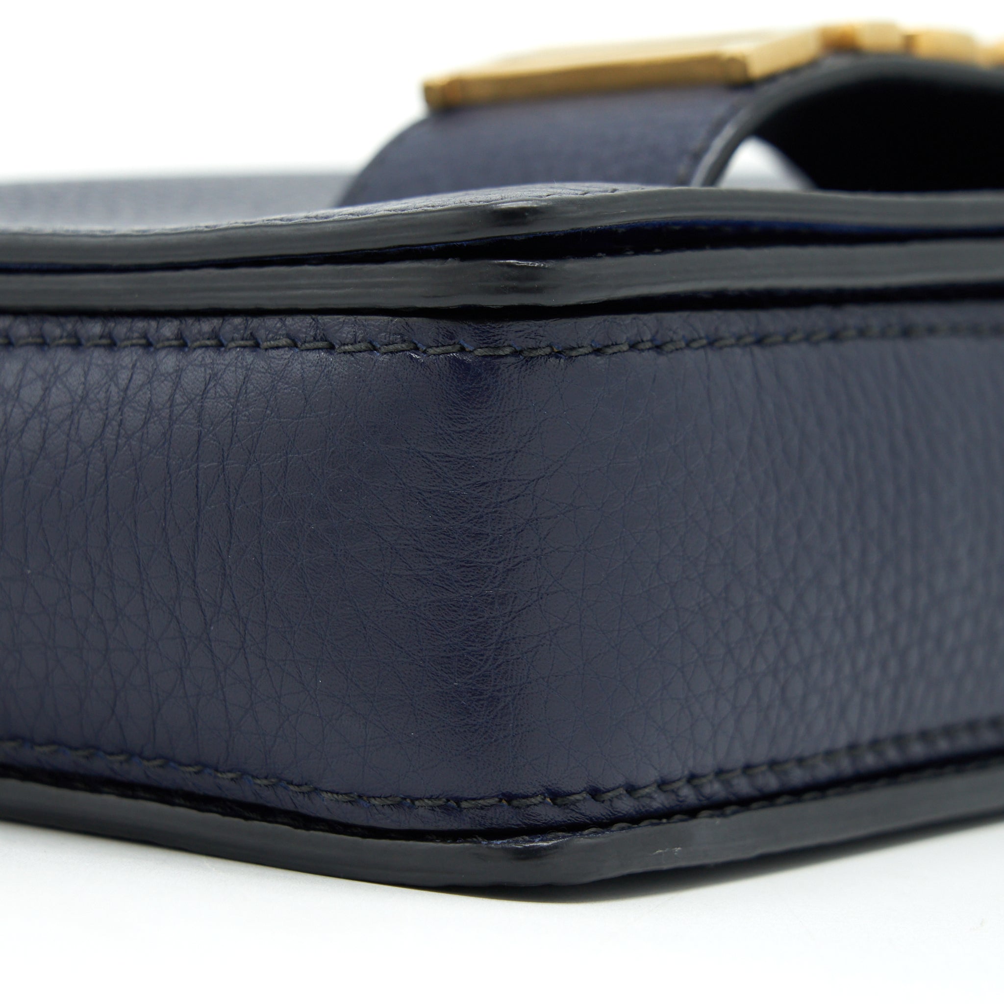 DIOR J'ADIOR MEDIUM FLAP BAG CALFSKIN NAVY GHW