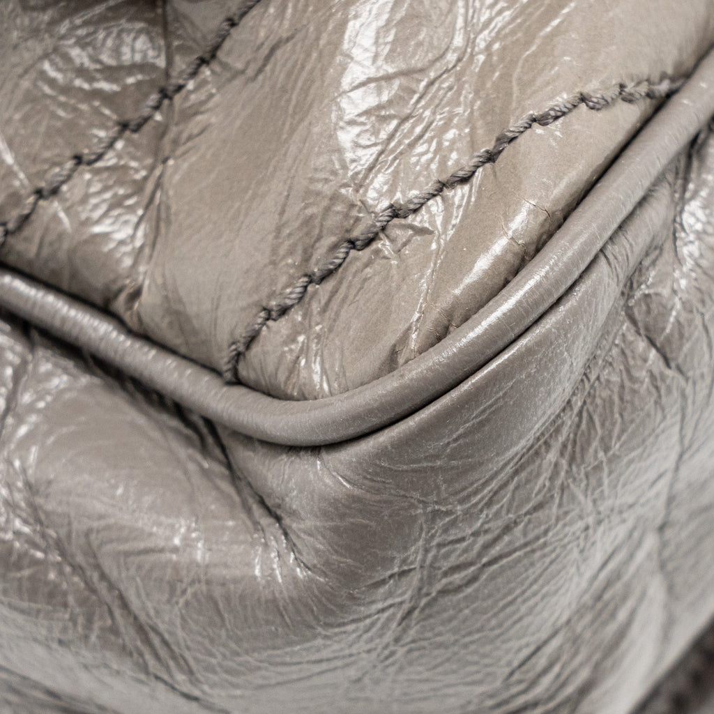 SAINT LAURENT / YSL LARGE NIKI BAG CALFSKIN GREY SHW