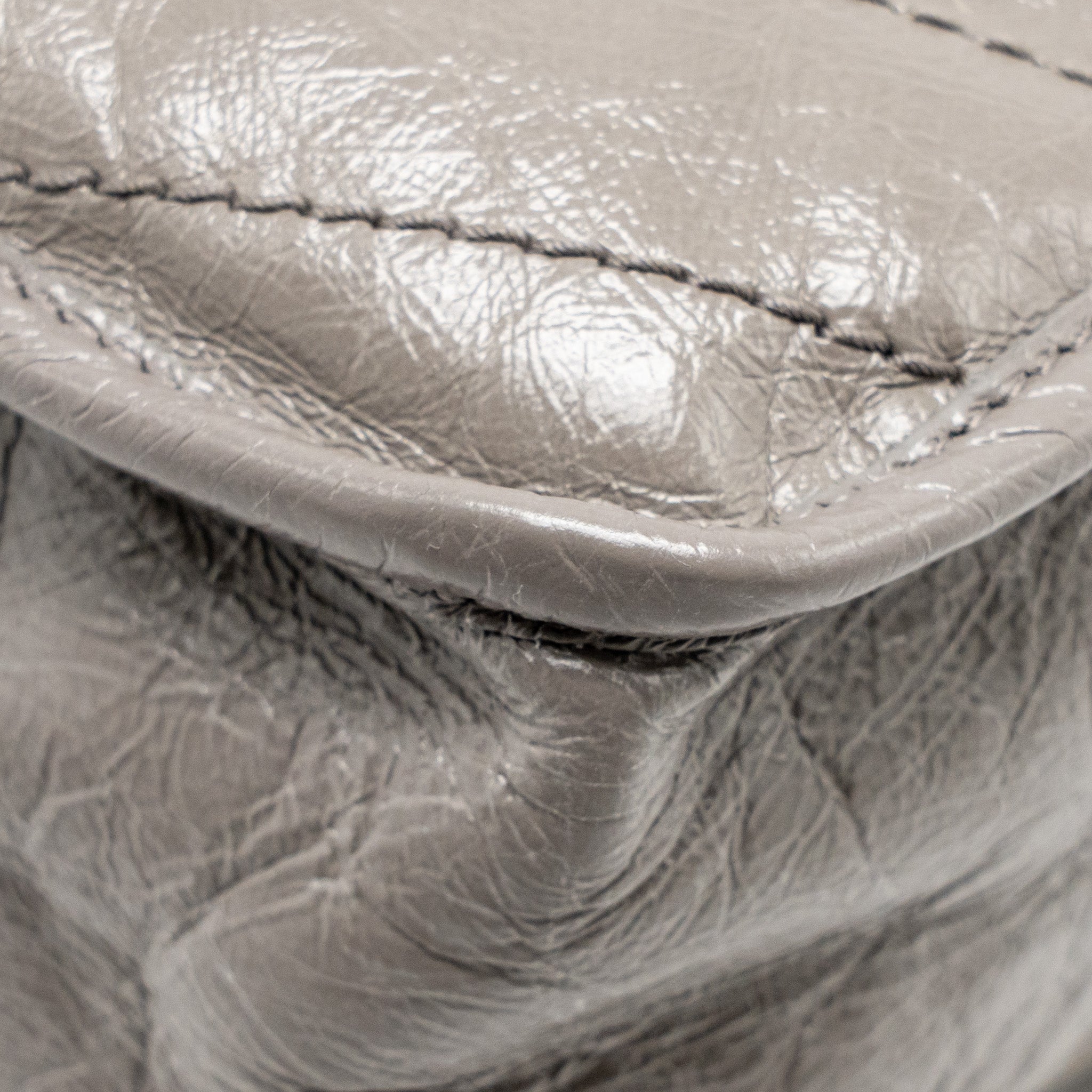 SAINT LAURENT / YSL LARGE NIKI BAG CALFSKIN GREY SHW