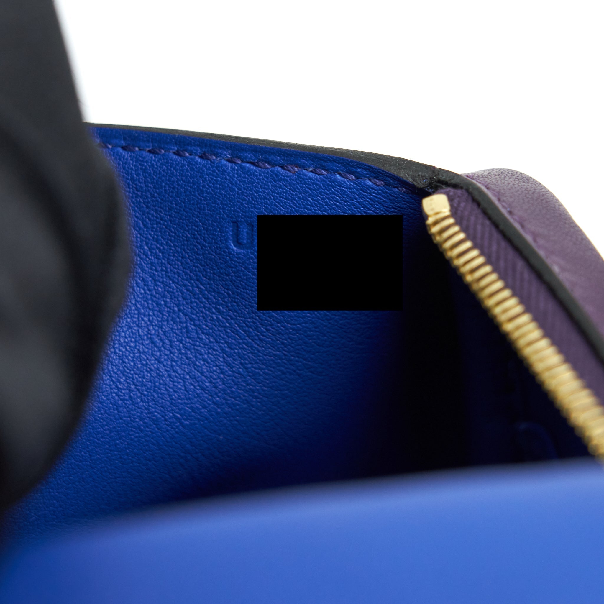 HERMES MINI LINDY SWIFT CASSIS/BLEU ROYAL GHW