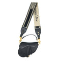 DIOR MINI SADDLE BAG CALFSKIN BLACK GHW