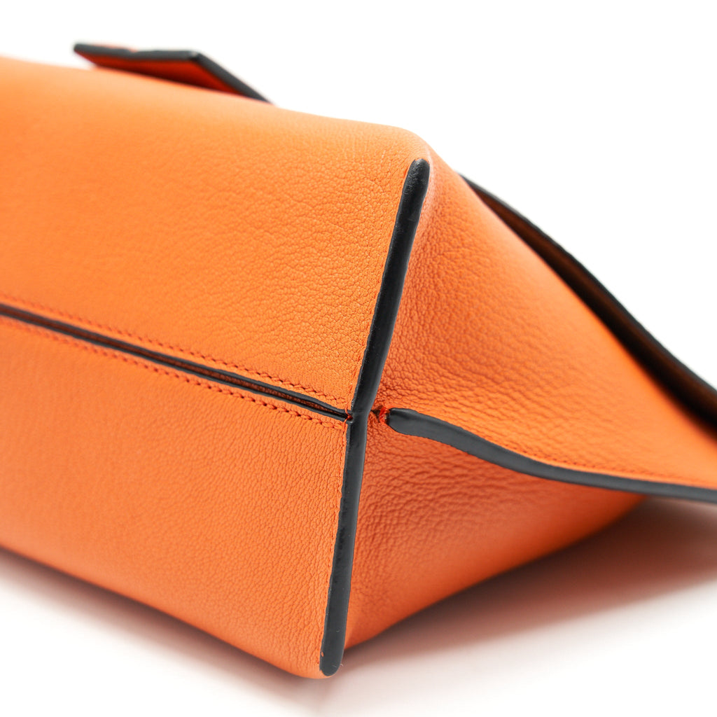 LOEWE CROSSBODY LEATHER BAG ORANGE