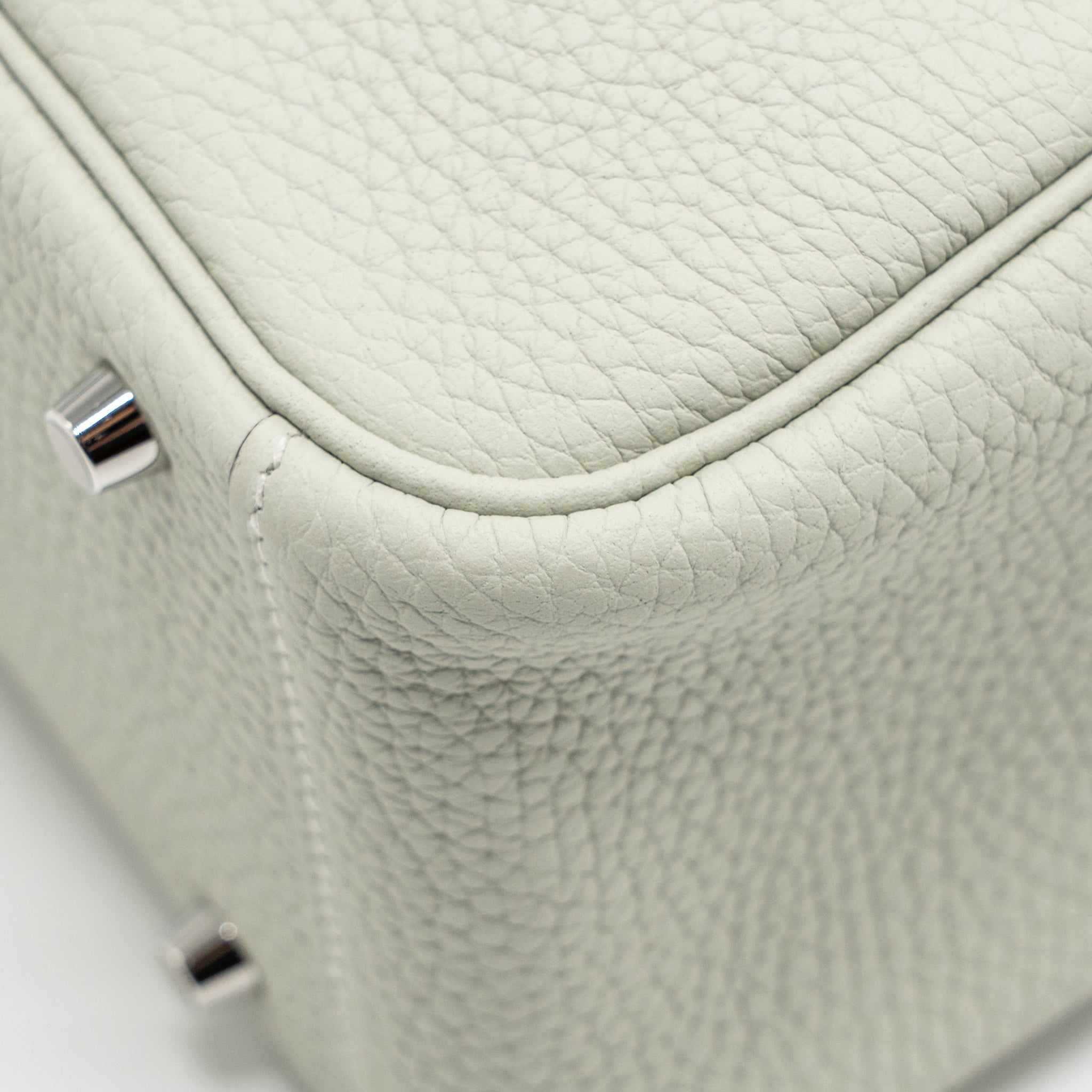 HERMES MINI PLUME CHÈVRE MYSORE 3Q ROSE SAKURA SHW