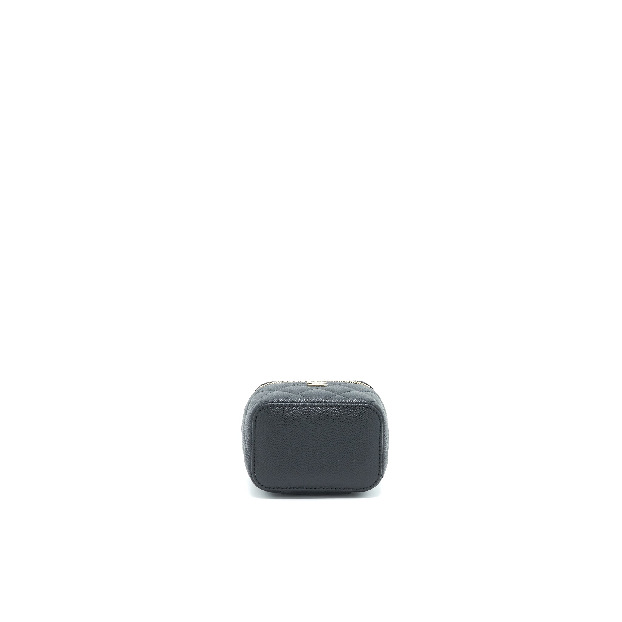 CHANEL MINI VANITY CAVIAR IN BLACK LGHW