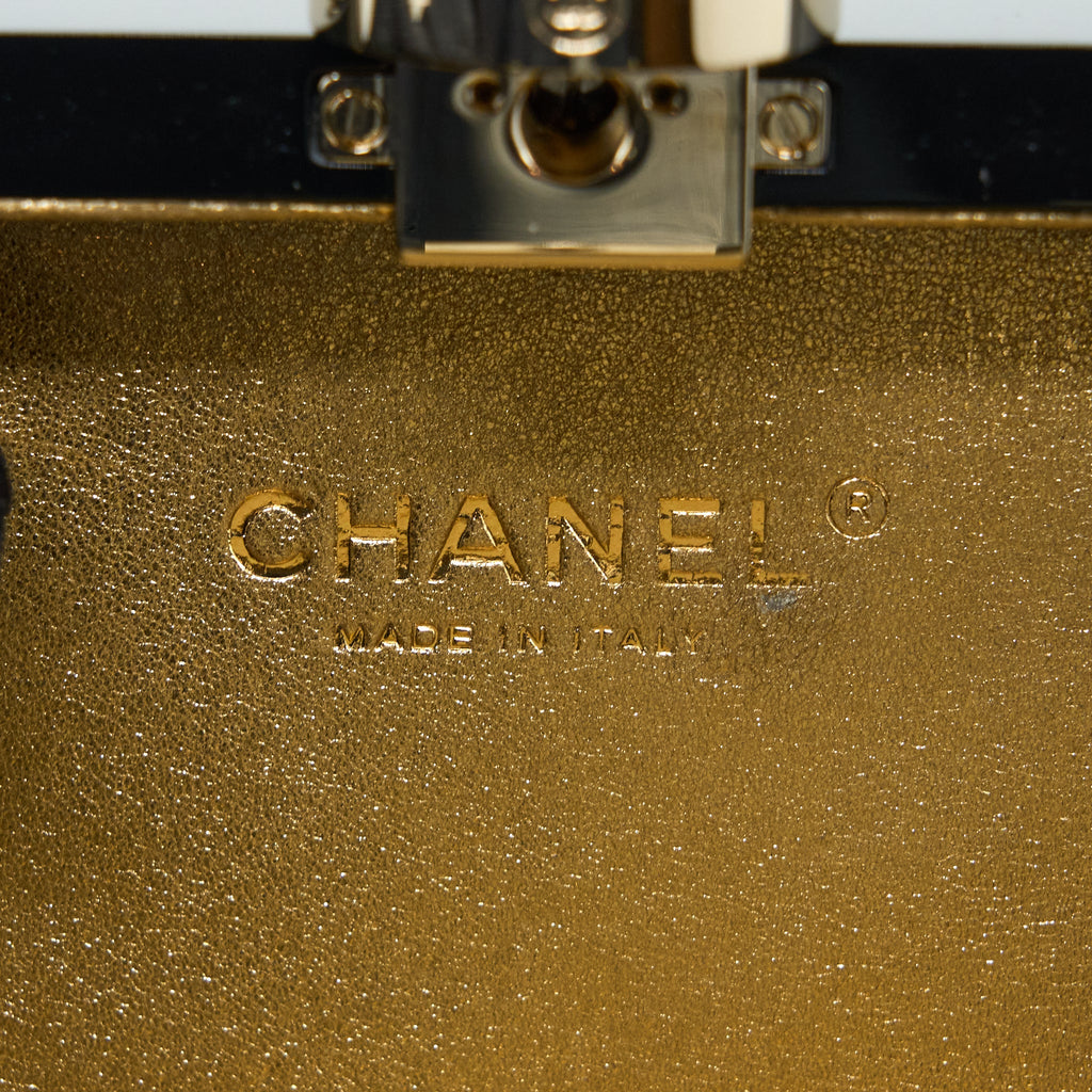 CHANEL 17A PERFUME BOTTLE CLUTCH EVENING BAG LGHW
