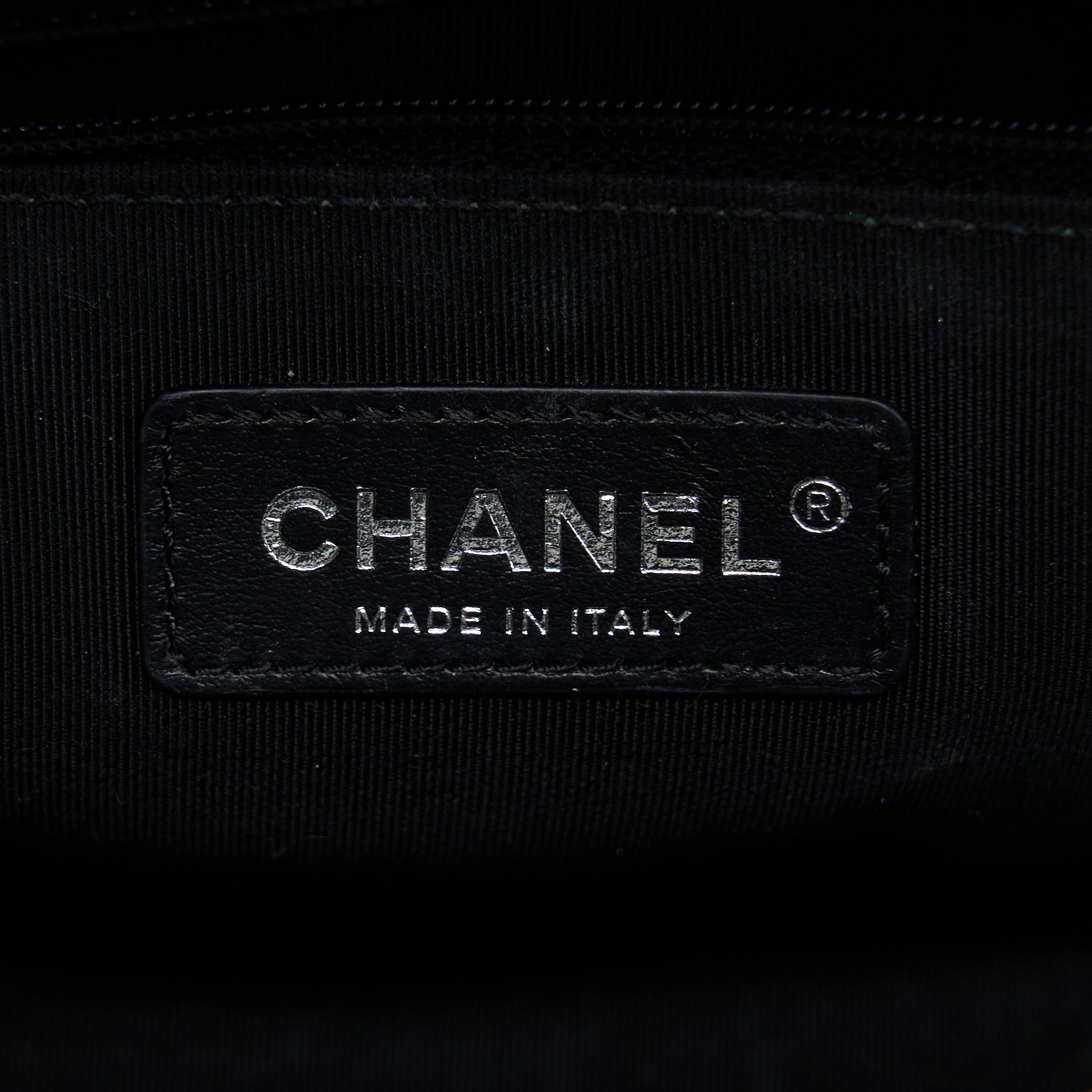 CHANEL SEASONAL FLAP BAG CAVIAR WHITE WITH BLACK HARDWARE