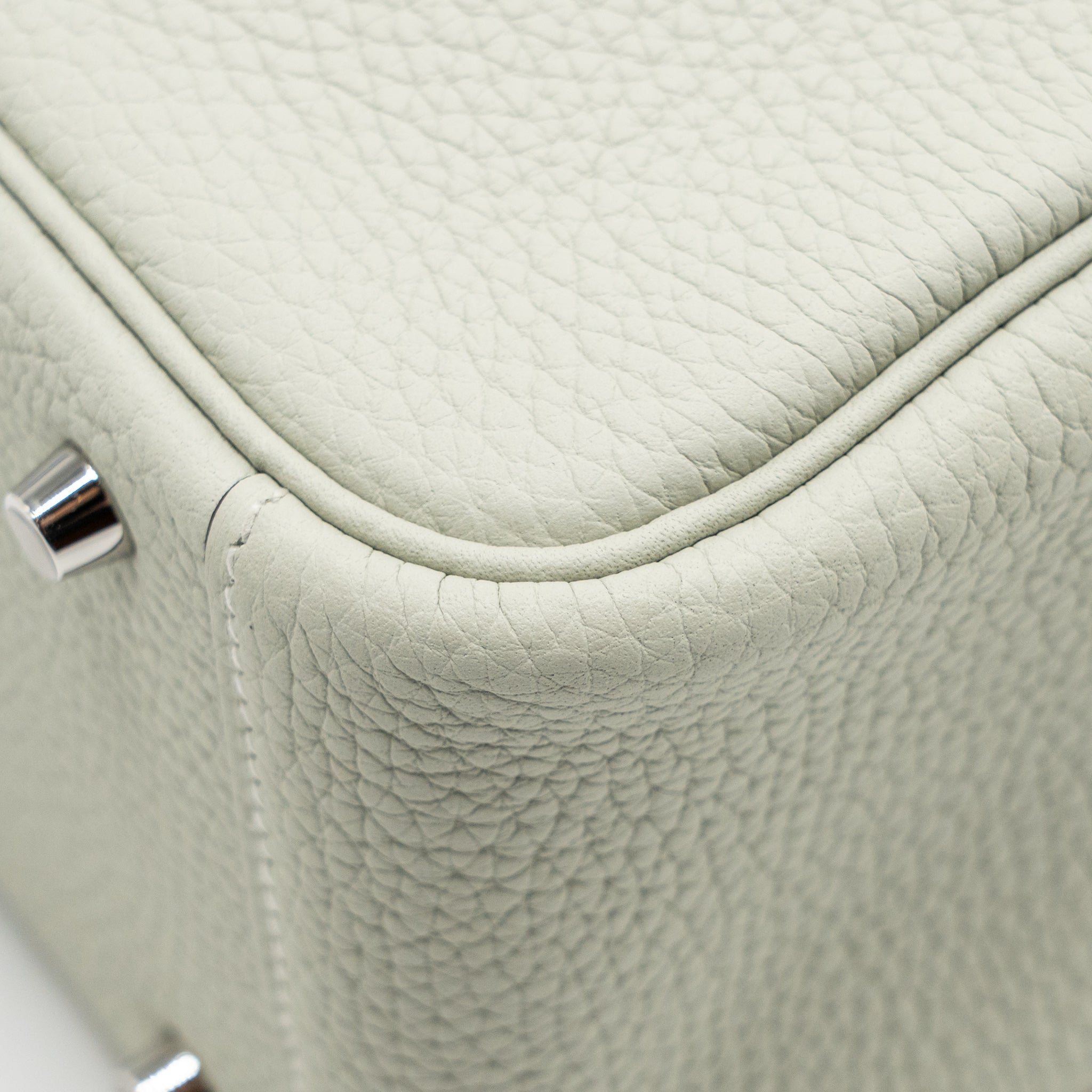 HERMES MINI LINDY CLEMENCE GRIS NEVE SHW