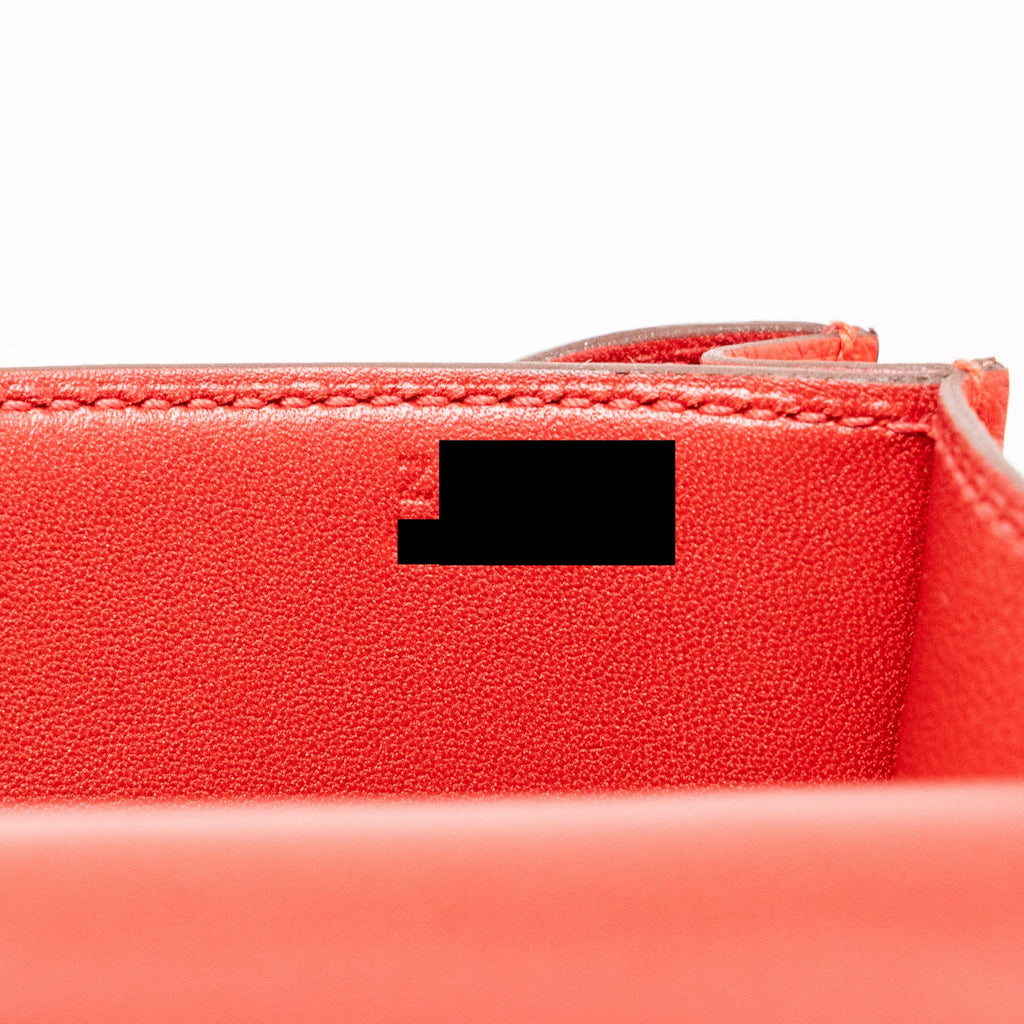HERMES MINI CONSTANCE EVERCOLOR ROUGE DE COEUR GHW