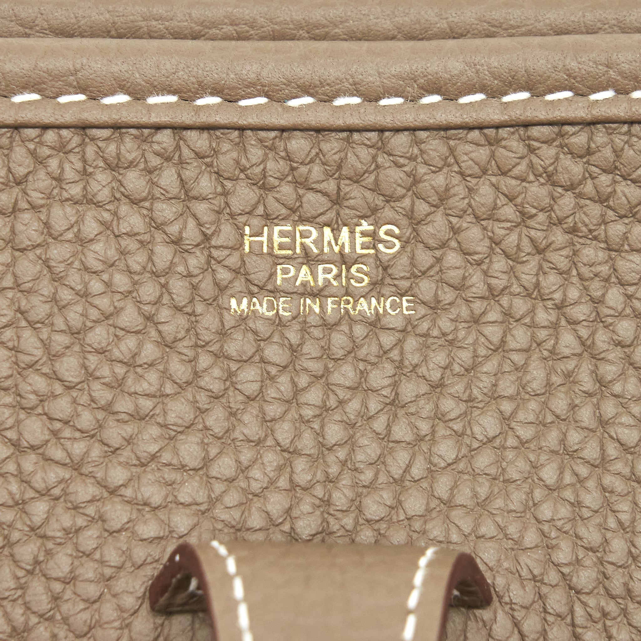 HERMES EVELYNE 29 BAG CLEMENCE ETOUPE GHW