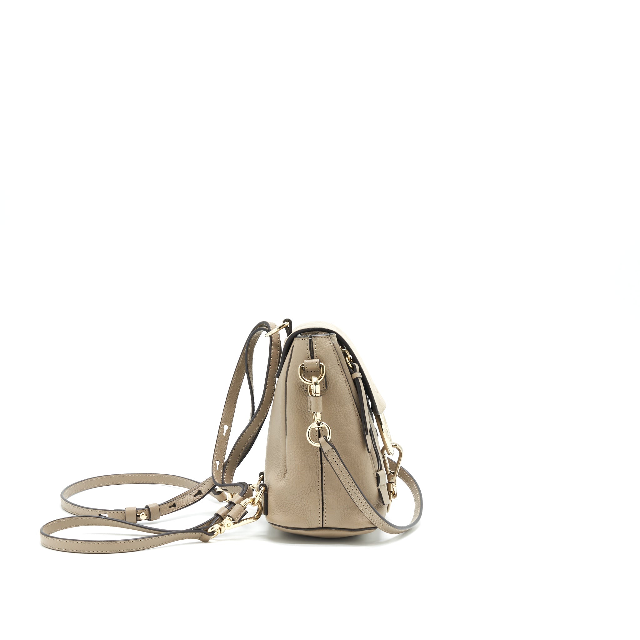 CHLOE MINI FAYE BACKPACK LIGHT GREY