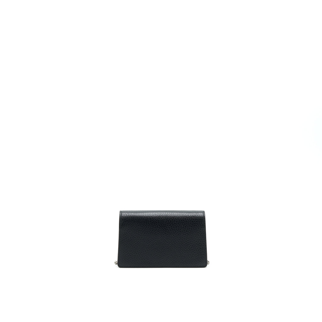 GUCCI SUPER MINI DIONYSUS BAG BLACK WITH SHW