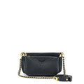 LOUIS VUITTON MULTI POCHETTE ACCESSORIES MONOGRAM EMPRIENTED BLACK GHW (NEW VERSION)