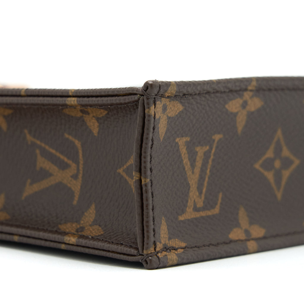 LOUIS VUITTON PETIT SAC PLAT MONOGRAM CANVAS YEAR 2020 GHW