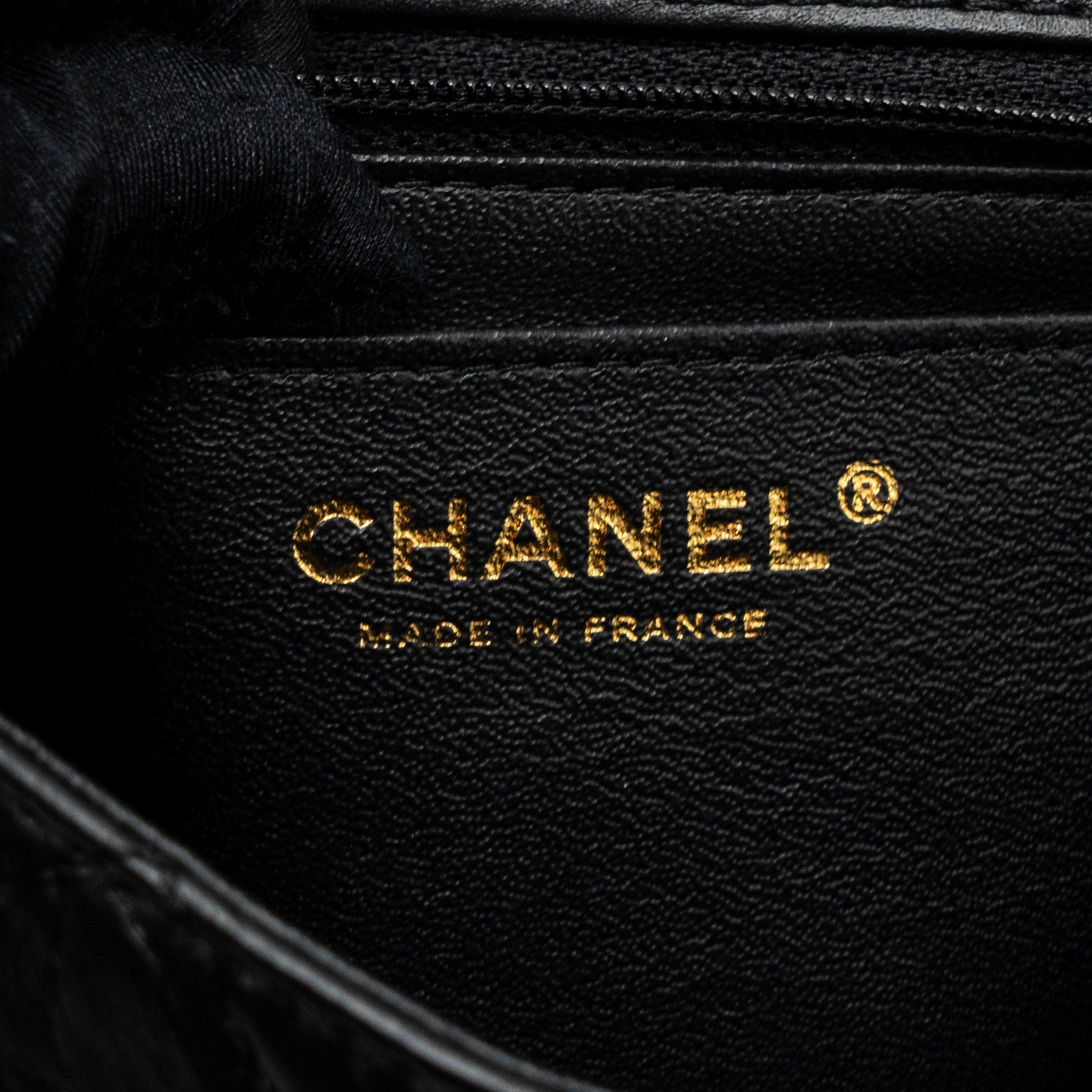 CHANEL MINI 2.55 REISSUE FLAP BAG AGED CALFSKIN BLACK GHW