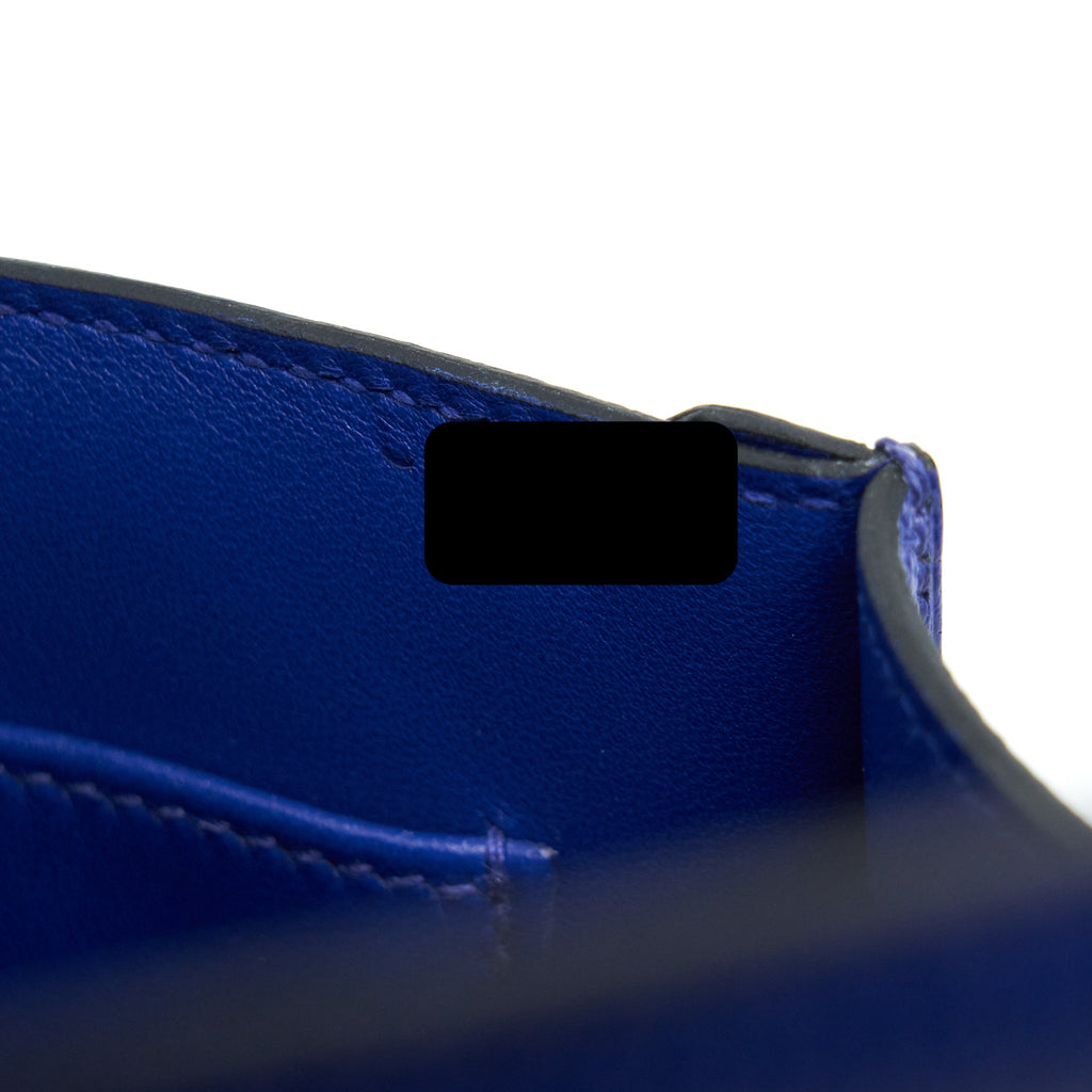 HERMES MINI VERROU BAG CHEVRE MYSORE 7T BLEU ELECTRIC SHW
