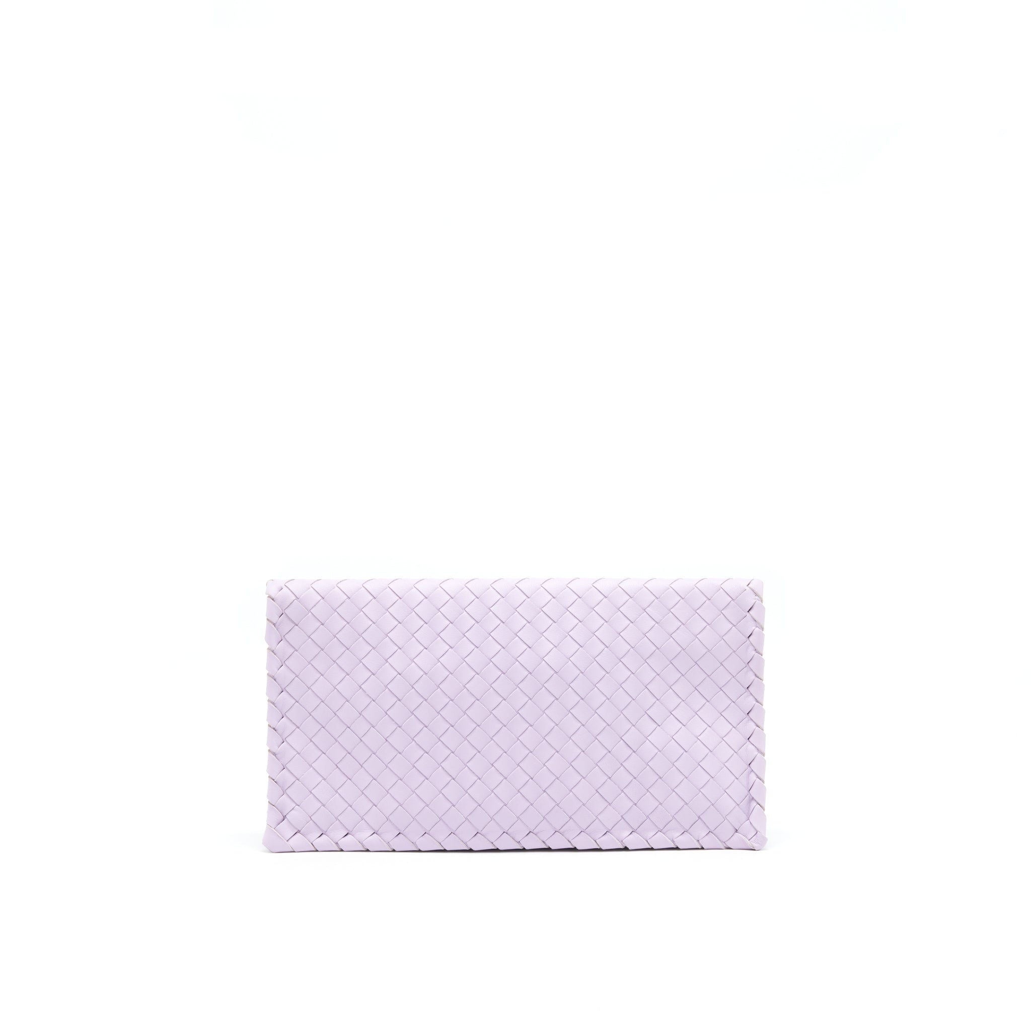 BOTTEGA VENETA FOLD CLUTCH LIGHT PURPLE