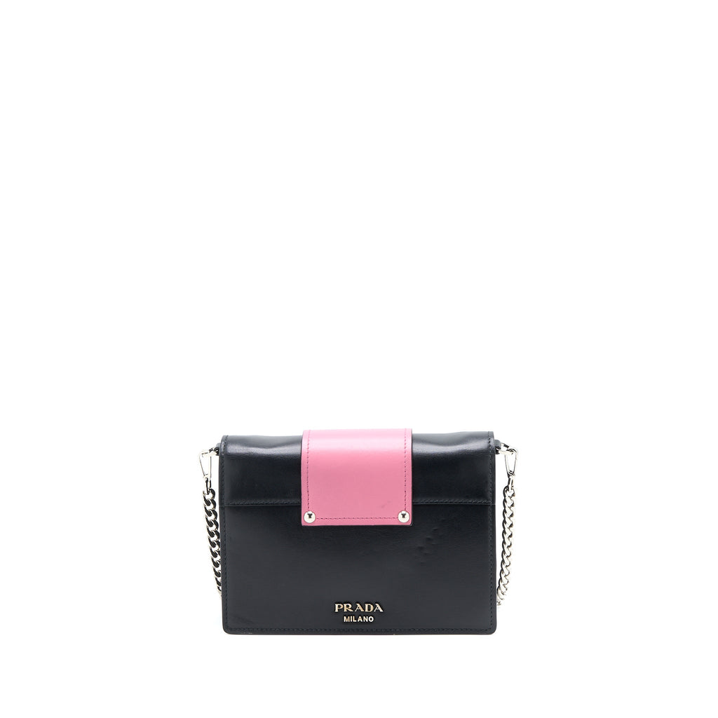 PRADA PLEX RIBBON BAG CRYSTAL CALFSKIN MULTICOLOUR SHW
