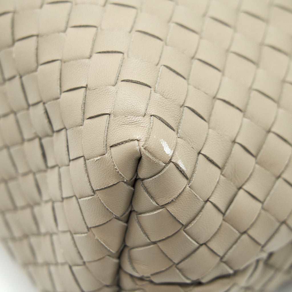 BOTTEGA VENETA LARGE OLYMPIA BAG GREY