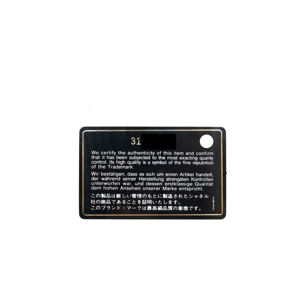 CHANEL CLASSIC CARD HOLDER CAVIAR BLACK GHW