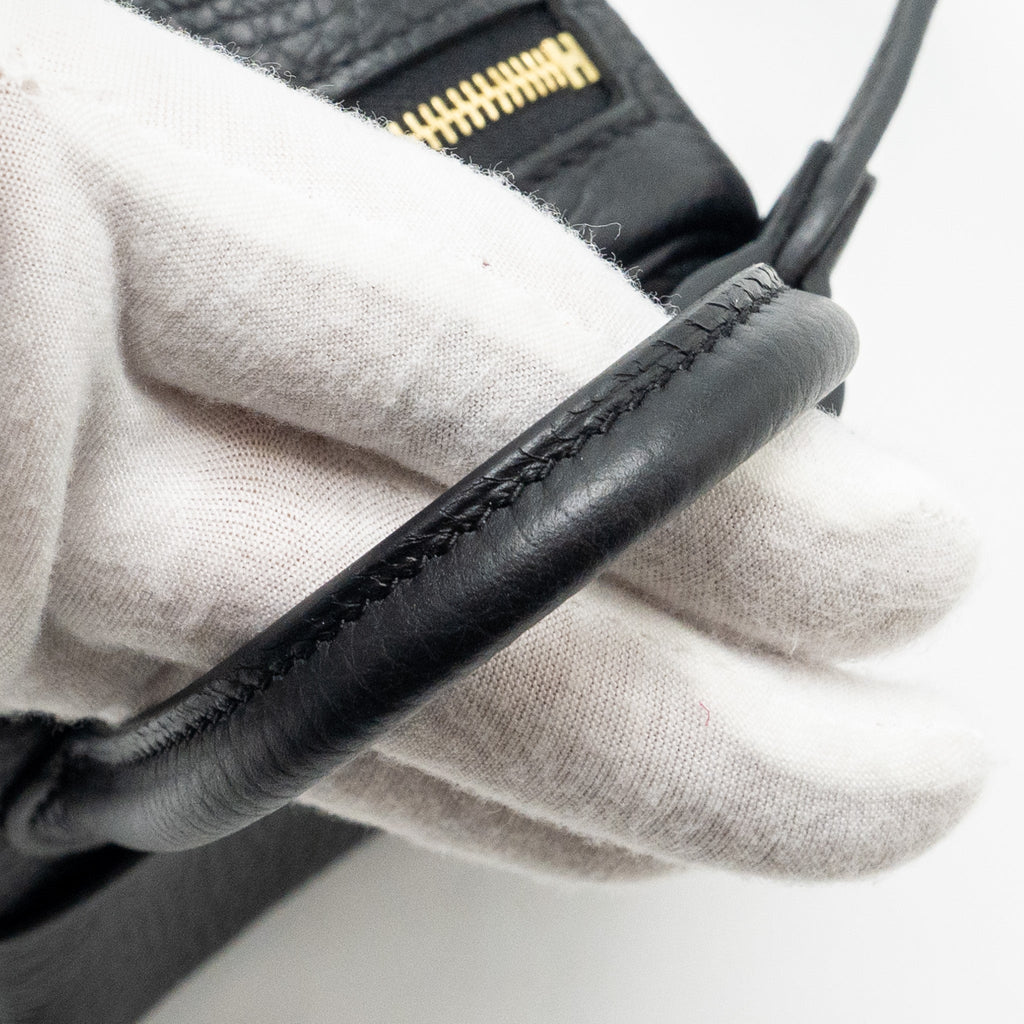 HERMES MINI LINDY CLEMENCE BLACK GHW