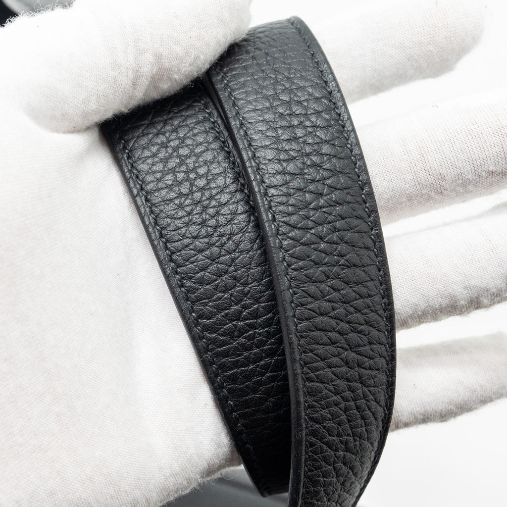 HERMES MINI LINDY CLEMENCE BLACK GHW