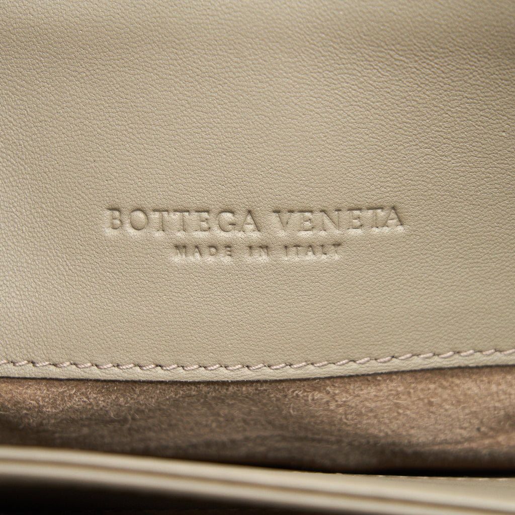 BOTTEGA VENETA LARGE OLYMPIA BAG GREY