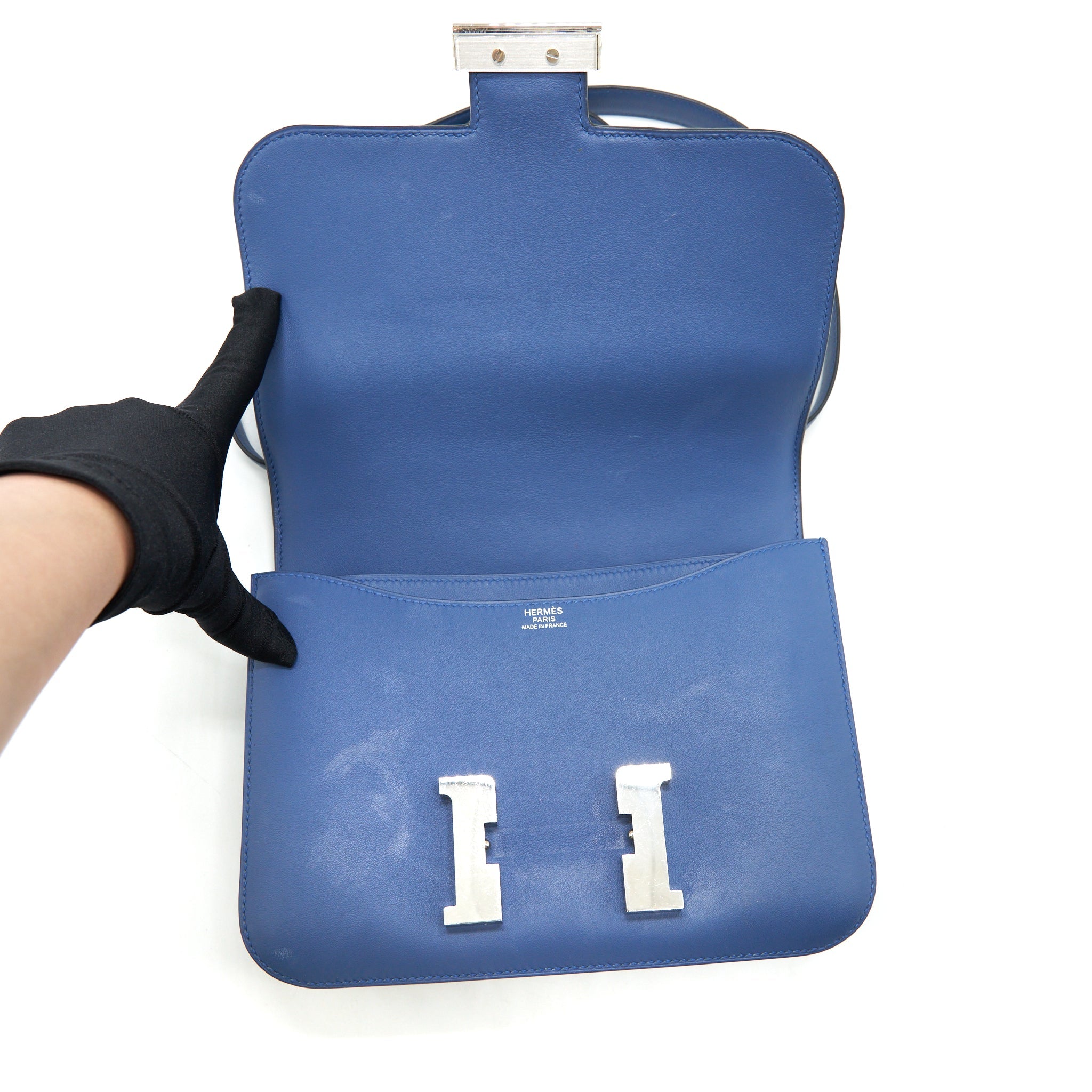 HERMES CONSTANCE 24 SWIFT R2 BLUE AGATE SHW