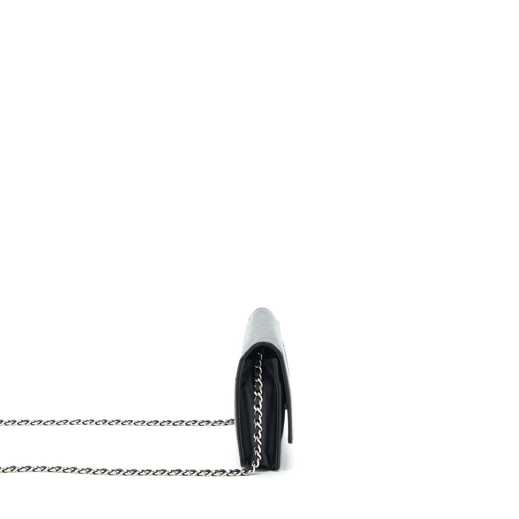 CHANEL WALLET ON CHAIN CAVIAR BLACK SHW